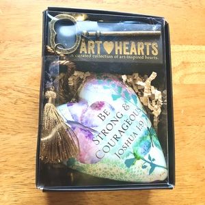 NWT Bible Verse Demdaco Art Heart
